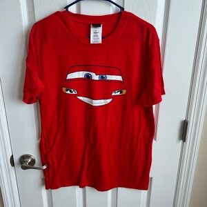 Pixar Disney Cars Lightning McQueen Graphic T-Shirt Red Medium PJammy Loungewear